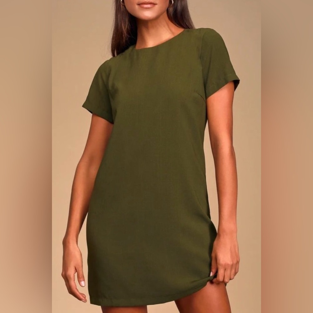 Lulu's Forest Green Mini Dress